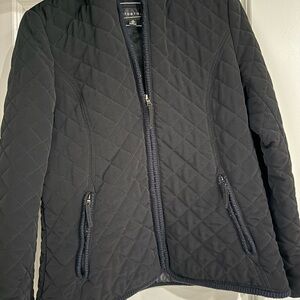 Braetan Dark Quilted Bomber Jacket